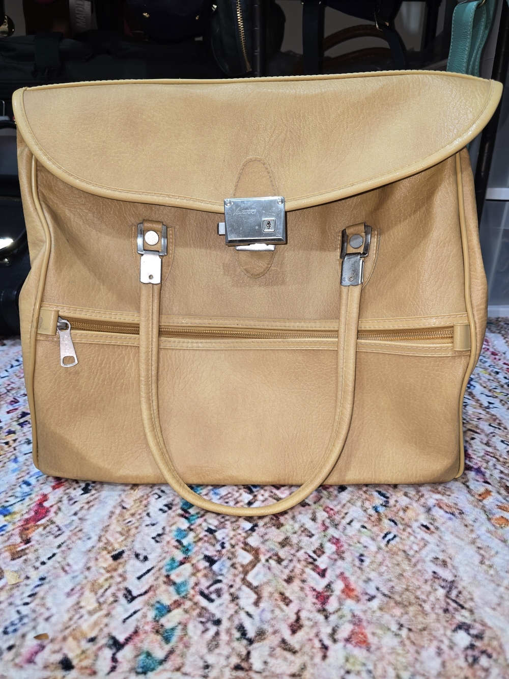 Vintage Ventura Structured Luggage Tote